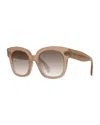 Celine Square Gradient Acetate Sunglasses In Rosa