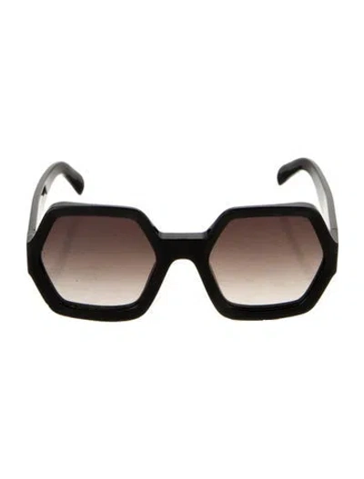 Pre-owned Celine Square Gradient Sunglasses In Black