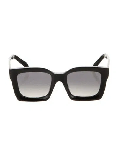 Pre-owned Celine Square Gradient Sunglasses In Black