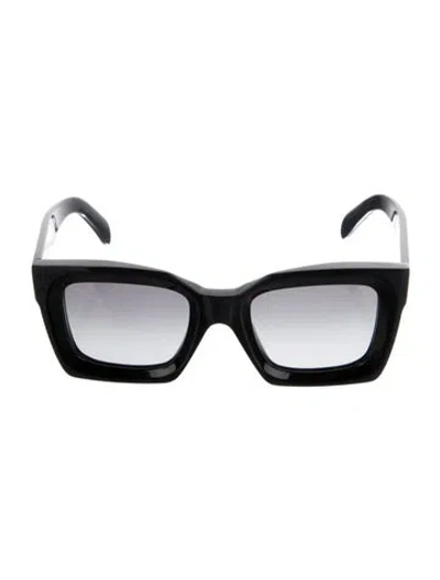 Pre-owned Celine Square Gradient Sunglasses In Black
