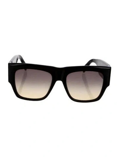 Pre-owned Celine Square Gradient Sunglasses In Black