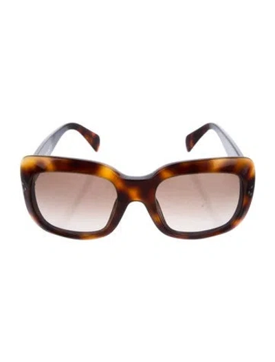 Pre-owned Celine Square Gradient Sunglasses In Black