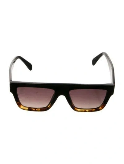 Pre-owned Celine Square Gradient Sunglasses In Black