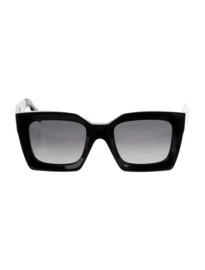 Pre-owned Celine Square Gradient Sunglasses In Black