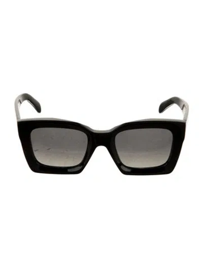 Pre-owned Celine Square Gradient Sunglasses In Black