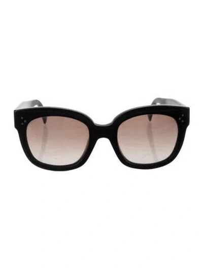 Pre-owned Celine Square Gradient Sunglasses In Black