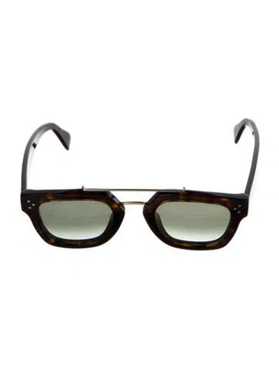 Pre-owned Celine Square Gradient Sunglasses In Brown
