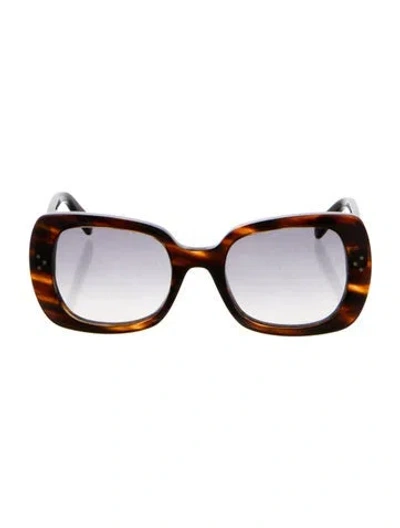 Pre-owned Celine Square Gradient Sunglasses In Brown