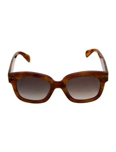 Pre-owned Celine Square Gradient Sunglasses In Brown