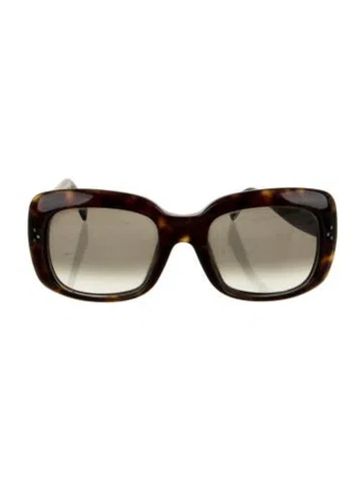 Pre-owned Celine Square Gradient Sunglasses In Brown