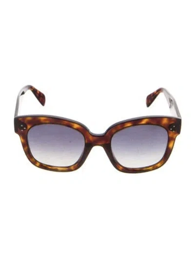 Pre-owned Celine Square Gradient Sunglasses In Brown