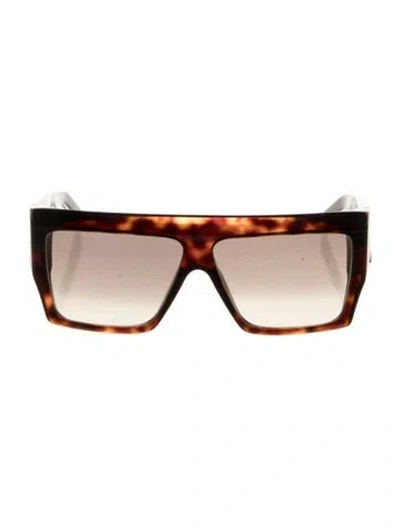 Pre-owned Celine Square Gradient Sunglasses In Brown