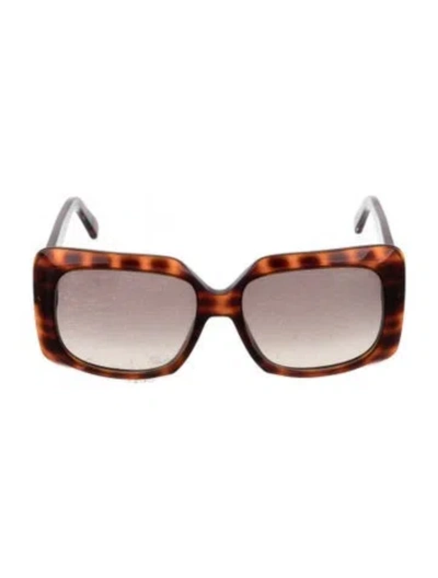 Pre-owned Celine Square Gradient Sunglasses In Brown