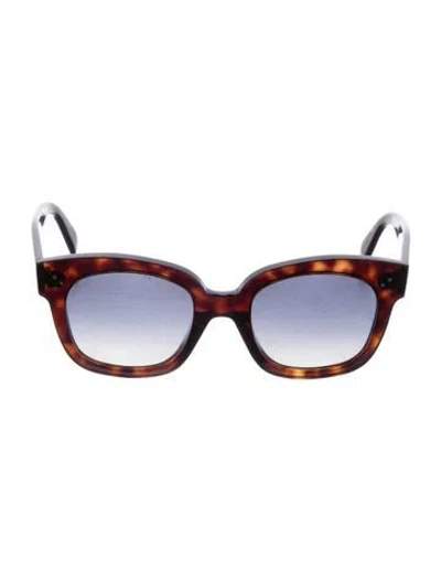 Pre-owned Celine Square Gradient Sunglasses In Brown