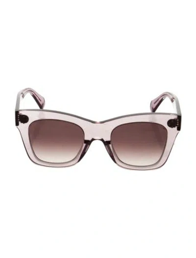 Pre-owned Celine Square Gradient Sunglasses In Purple