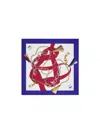 Celine Square In Silk Twill In Multi