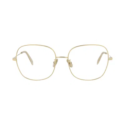 Pre-owned Celine Square Injection Optical Glasses 'gold/transparent' | Women's Size Onesize