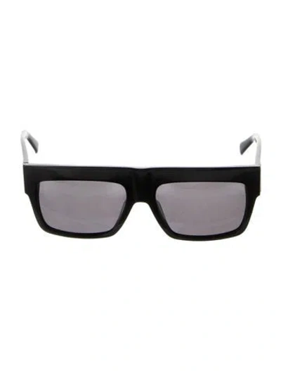 Pre-owned Celine Square Mirrored Sunglasses In Black