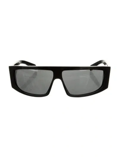 Pre-owned Celine Square Mirrored Sunglasses In Black