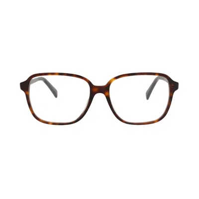 Pre-owned Celine Square Optical Glasses 'havana/transparent' | Brown | Women's Size Onesize
