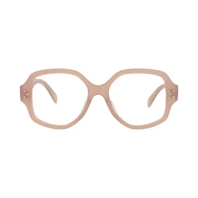 Pre-owned Celine Square Optical Glasses 'pink/transparent' | White | Women's Size Onesize