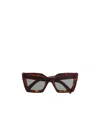 Celine Square S130 Sunglasses In Acetate In Brown