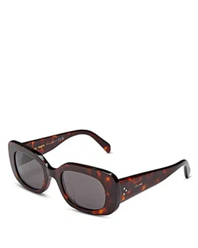 Celine Square Sunglasses, 51mm In Brown