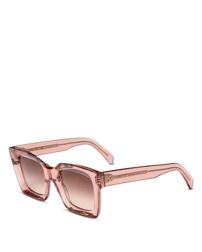 Celine Square Sunglasses, 51mm In Pink