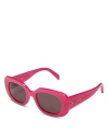 Celine Square Sunglasses, 51mm In Pink/brown Solid