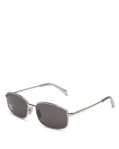 Celine Square Sunglasses, 60mm In Metallic