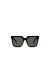 Celine Womens Black Cl4055in Rectangular Acetate Sunglasses In Black