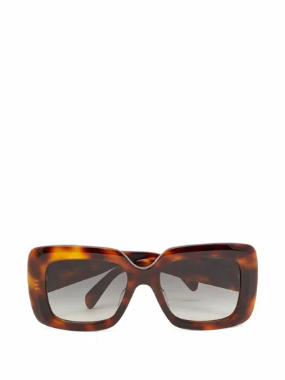 Pre-owned Celine Square Sunglasses In Brown