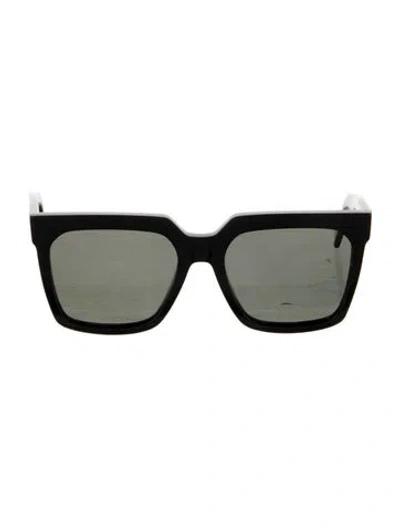 Pre-owned Celine Square Tinted Sunglasses In Black