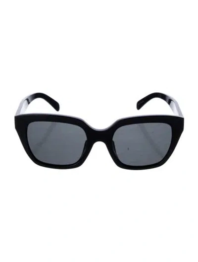 Pre-owned Celine Square Tinted Sunglasses In Black