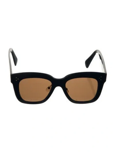 Pre-owned Celine Square Tinted Sunglasses In Black
