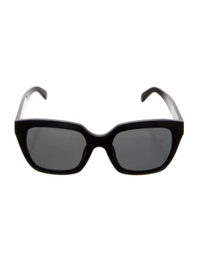 Pre-owned Celine Square Tinted Sunglasses In Black