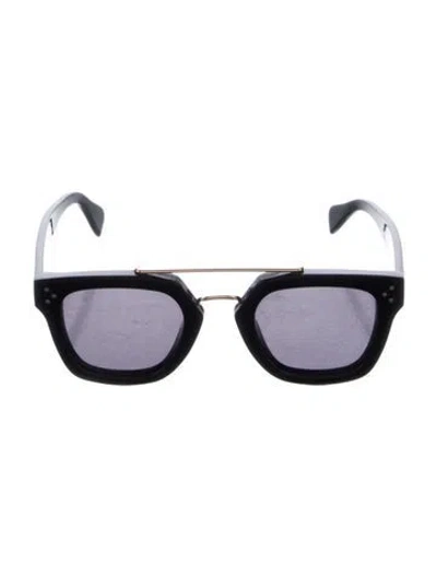 Pre-owned Celine Square Tinted Sunglasses In Black