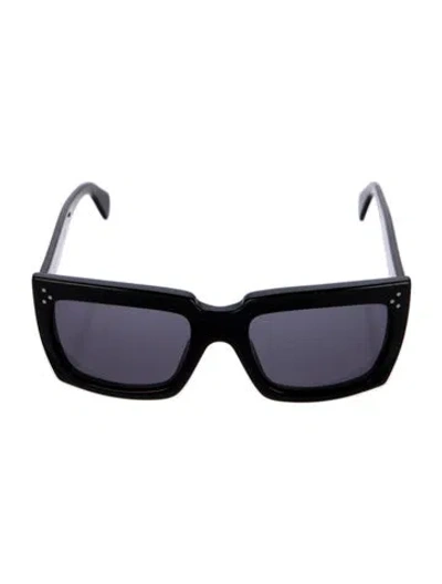 Pre-owned Celine Square Tinted Sunglasses In Black