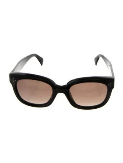 Pre-owned Celine Square Tinted Sunglasses In Black