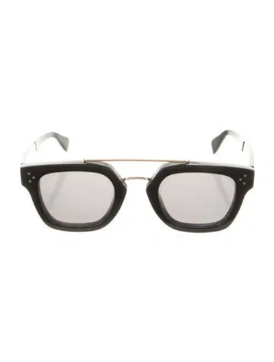 Pre-owned Celine Square Tinted Sunglasses In Black