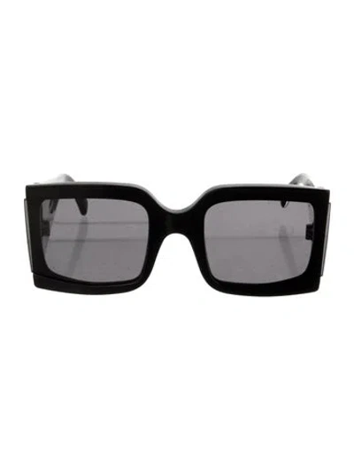 Pre-owned Celine Square Tinted Sunglasses In Black