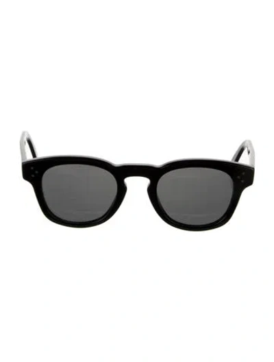 Pre-owned Celine Square Tinted Sunglasses In Black/gold