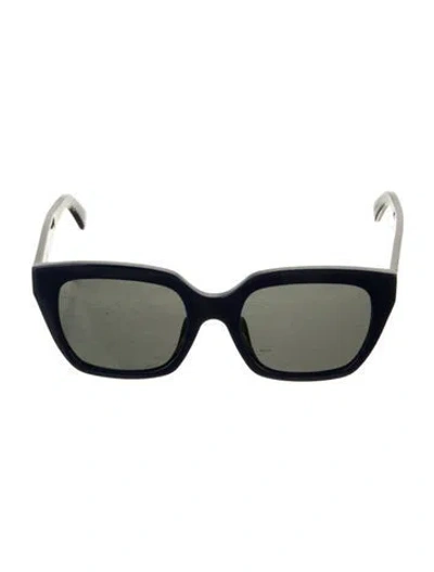 Pre-owned Celine Square Tinted Sunglasses In Blue
