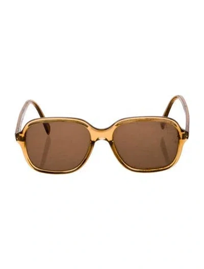Pre-owned Celine Square Tinted Sunglasses In Brown