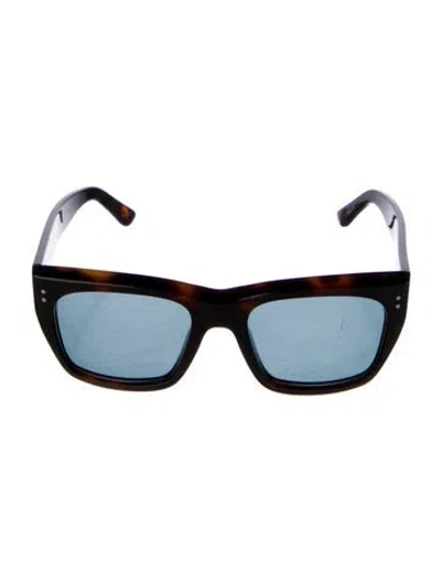 Pre-owned Celine Square Tinted Sunglasses In Brown