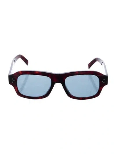 Pre-owned Celine Square Tinted Sunglasses In Brown