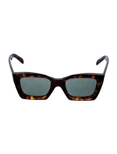 Pre-owned Celine Square Tinted Sunglasses In Brown