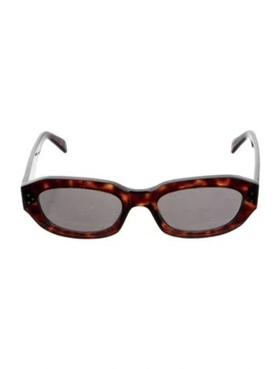 Pre-owned Celine Square Tinted Sunglasses In Brown