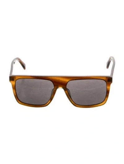Pre-owned Celine Square Tinted Sunglasses In Brown