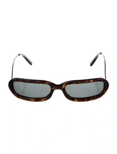Pre-owned Celine Square Tinted Sunglasses In Brown